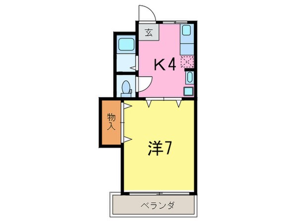 青葉荘の物件間取画像